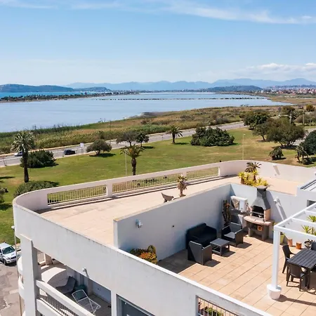 5' From The Sea, Modern With Terrace, Bbq And Sea View * Quartu SantʼElena